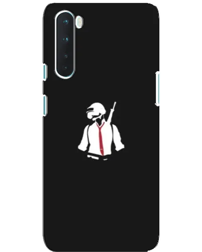 Чохол для OnePlus Nord з картинкою «PUBG — силует воїна» Чохол для OnePlus Nord з картинкою «PUBG — силует воїна»