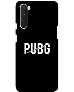 Чохол для OnePlus Nord з картинкою «PUBG — білий логотип»