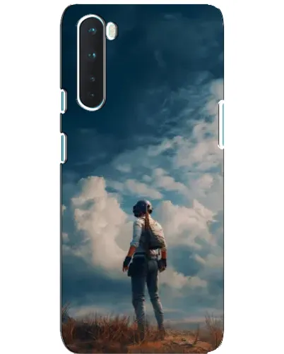 Чохол для OnePlus Nord з картинкою «Герой PUBG на скелі» Чохол для OnePlus Nord з картинкою «Герой PUBG на скелі»