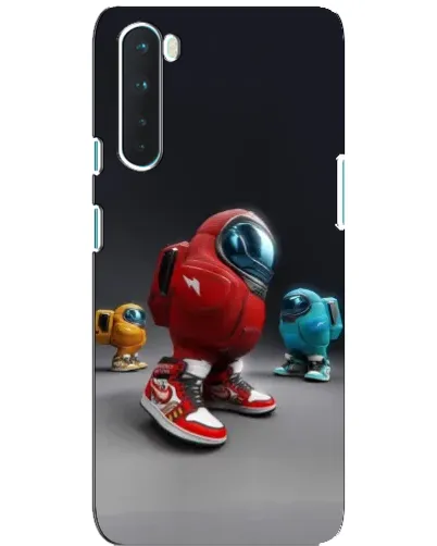 Чехол для OnePlus Nord с картинкой «Among Us — 3D стиль»