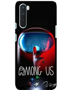 Чохол для OnePlus Nord з картинкою «Червоний імпостер — макро» Чохол для OnePlus Nord з картинкою «Червоний імпостер — макро»
