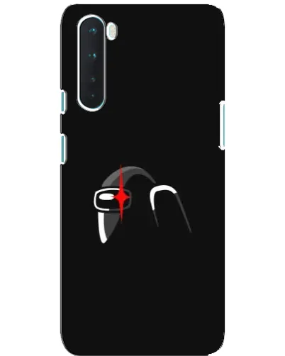 Чехол для OnePlus Nord с картинкой «Among Us шлем»