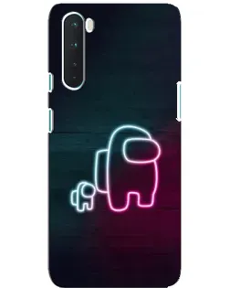 Чохол для OnePlus Nord з картинкою «Among Us неон-арт» Чохол для OnePlus Nord з картинкою «Among Us неон-арт»