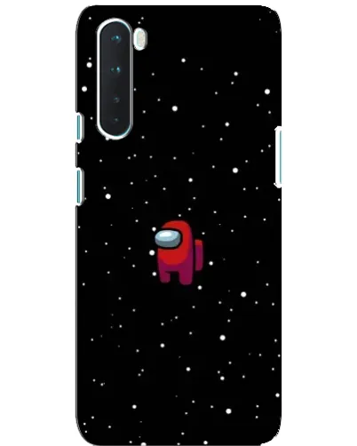 Чехол для OnePlus Nord с картинкой «Красный Among Us»