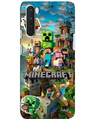 Чохол для OnePlus Nord з картинкою «Замок Minecraft»