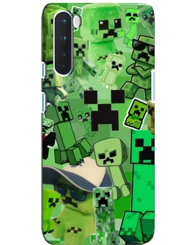 Чохол для OnePlus Nord з картинкою «Кріпери Minecraft»