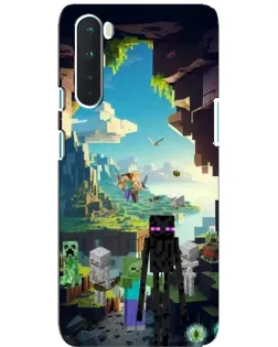 Чохол для OnePlus Nord з картинкою «Ендермен у лісі»