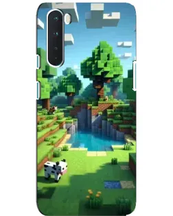 Чохол для OnePlus Nord з картинкою «Minecraft літній день»