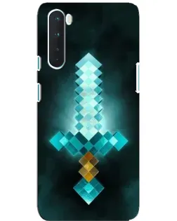 Чохол для OnePlus Nord з картинкою «Алмазний меч неон»