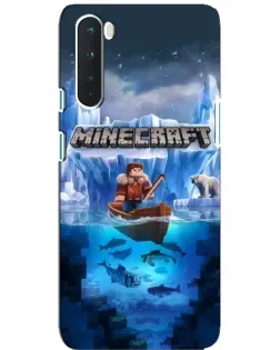 Чохол для OnePlus Nord з картинкою «Minecraft льодянийсвіт»