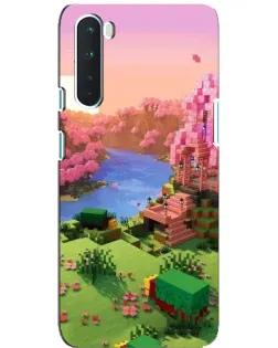 Чохол для OnePlus Nord з картинкою «Рожеве дерево Minecraft»