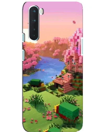 Чохол для OnePlus Nord з картинкою «Рожеве дерево Minecraft»