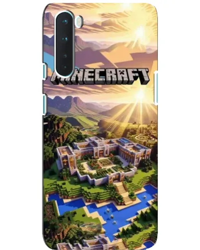 Чохол для OnePlus Nord з картинкою «Minecraft панорама»