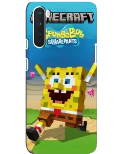 Чохол для OnePlus Nord з картинкою «Губка Боб Minecraft» Чохол для OnePlus Nord з картинкою «Губка Боб Minecraft»