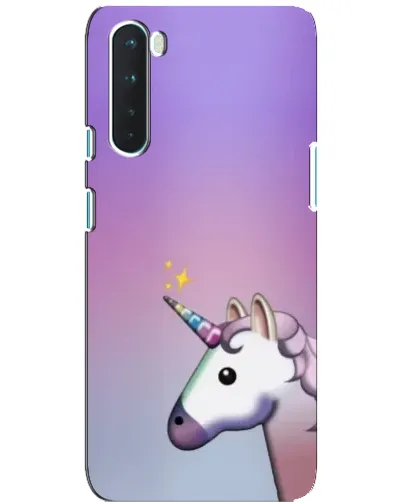 Чехол для OnePlus Nord с картинкой «Единорог градиент»
