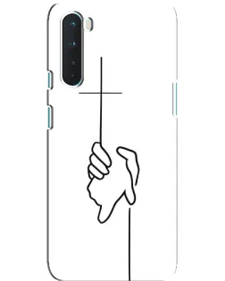 Чехол для OnePlus Nord с картинкой «Рука держит»