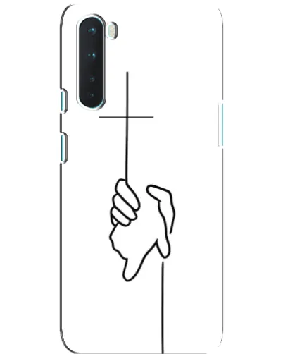 Чехол для OnePlus Nord с картинкой «Рука держит»