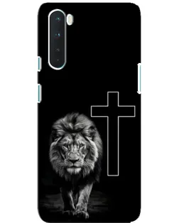 Чехол для OnePlus Nord с картинкой «Лев и Крест»