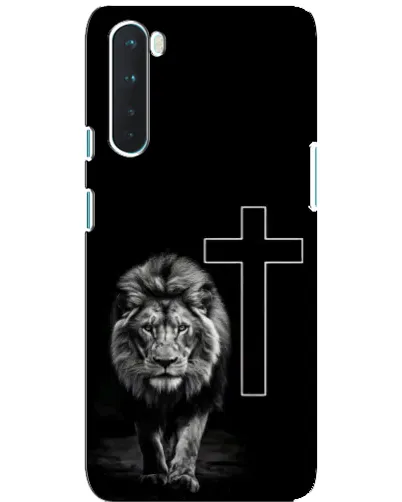Чехол для OnePlus Nord с картинкой «Лев и Крест»