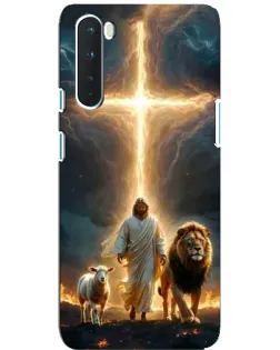 Чехол для OnePlus Nord с картинкой «Лев Иуды и Свет»