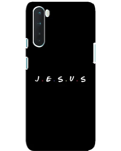 Чехол для OnePlus Nord с картинкой «Точки веры J.E.S.U.S.»