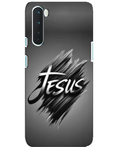 Чехол для OnePlus Nord с картинкой «Надпись Jesus Graffiti»