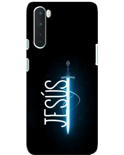 Чехол для OnePlus Nord с картинкой «Меч Духа Jesus»