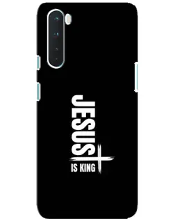 Чехол для OnePlus Nord с картинкой «Вертикаль веры Jesus»