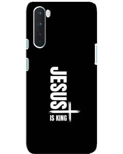 Чехол для OnePlus Nord с картинкой «Вертикаль веры Jesus»