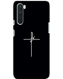 Чехол для OnePlus Nord с картинкой «Тонкий крест»
