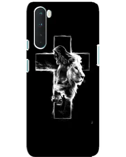 Чехол для OnePlus Nord с картинкой «Сияющий крест Jesus»