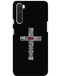 Чехол для OnePlus Nord с картинкой «Текстовый крест»