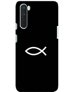 Чехол для OnePlus Nord с картинкой «Символ рыбы Jesus»