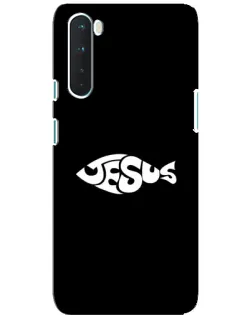 Чехол для OnePlus Nord с картинкой «Рыба Jesus»