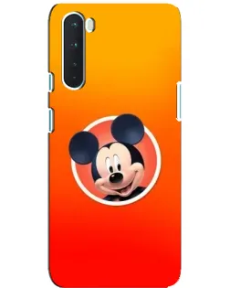 Чехол для OnePlus Nord с картинкой «Mickey в круге»