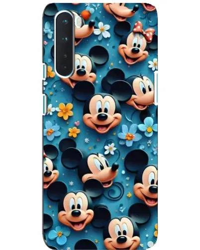 Чехол для OnePlus Nord с картинкой «Паттерн Микки и Минни» Чехол для OnePlus Nord с картинкой «Паттерн Микки и Минни»