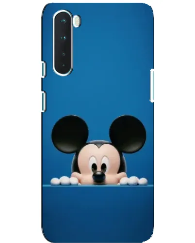 Чехол для OnePlus Nord с картинкой «Микки выглядывает» Чехол для OnePlus Nord с картинкой «Микки выглядывает»
