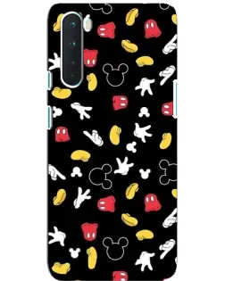 Чехол для OnePlus Nord с картинкой «Графический принт лапок»