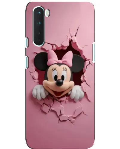 Чехол для OnePlus Nord с картинкой «Минни сквозь стену» Чехол для OnePlus Nord с картинкой «Минни сквозь стену»