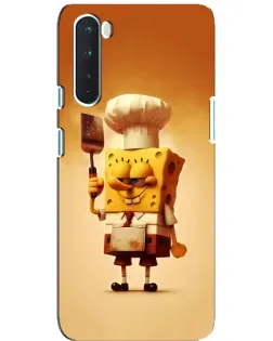 Чехол для OnePlus Nord с картинкой «Губка Боб повар»