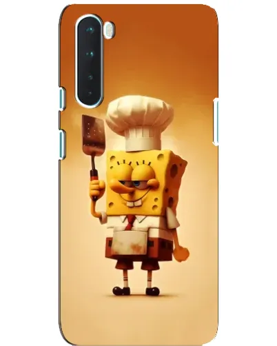 Чехол для OnePlus Nord с картинкой «Губка Боб повар»