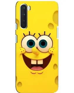 Чехол для OnePlus Nord с картинкой «Губка Боб улыбка»