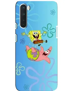 Чехол для OnePlus Nord с картинкой «Спанч Боб и Патрик»