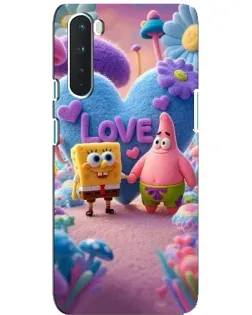 Чехол для OnePlus Nord с картинкой «Губка Боб Патрик»