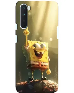Чехол для OnePlus Nord с картинкой «Сияющий Спанч Боб»