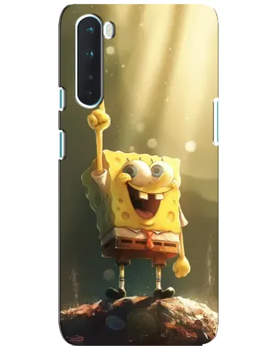 Чехол для OnePlus Nord с картинкой «Сияющий Спанч Боб»