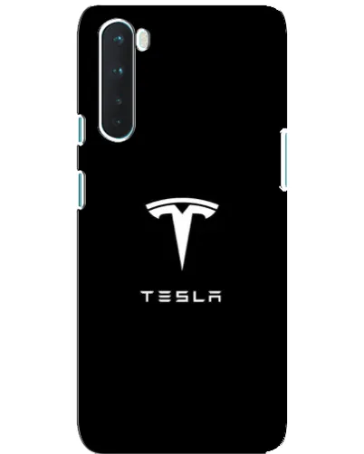 Чехол для OnePlus Nord с картинкой «Tesla White Logo» Чехол для OnePlus Nord с картинкой «Tesla White Logo»