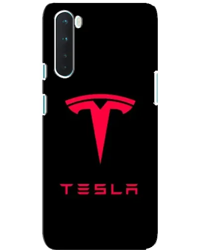Чехол для OnePlus Nord с картинкой «Tesla Red Logo» Чехол для OnePlus Nord с картинкой «Tesla Red Logo»