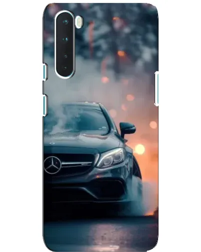Чехол для OnePlus Nord с картинкой «Mercedes — ночной город»