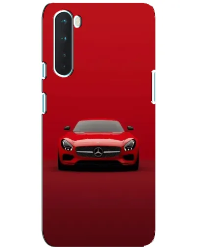 Чехол для OnePlus Nord с картинкой «Красный Mercedes AMG»